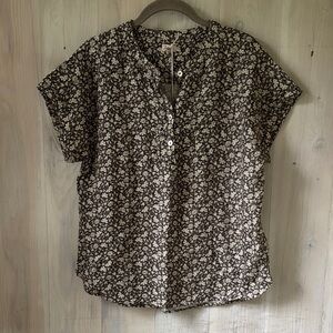 NWT Faherty Organic Cotton Top Size S